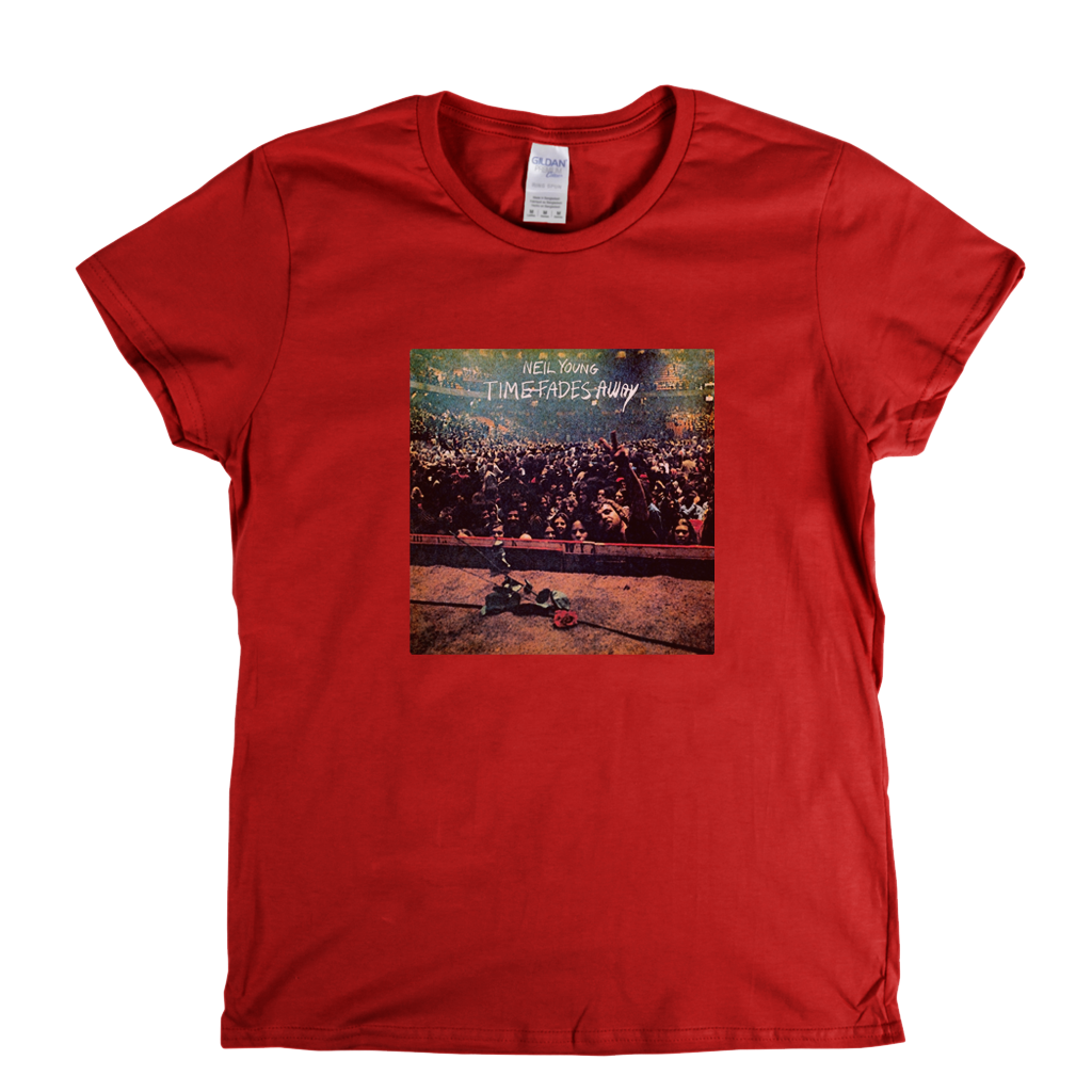 Neil Young Time Fades Away Womens T-Shirt