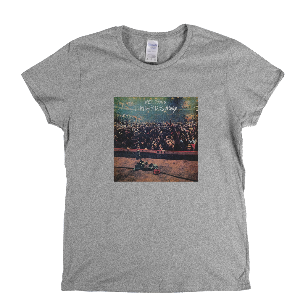 Neil Young Time Fades Away Womens T-Shirt