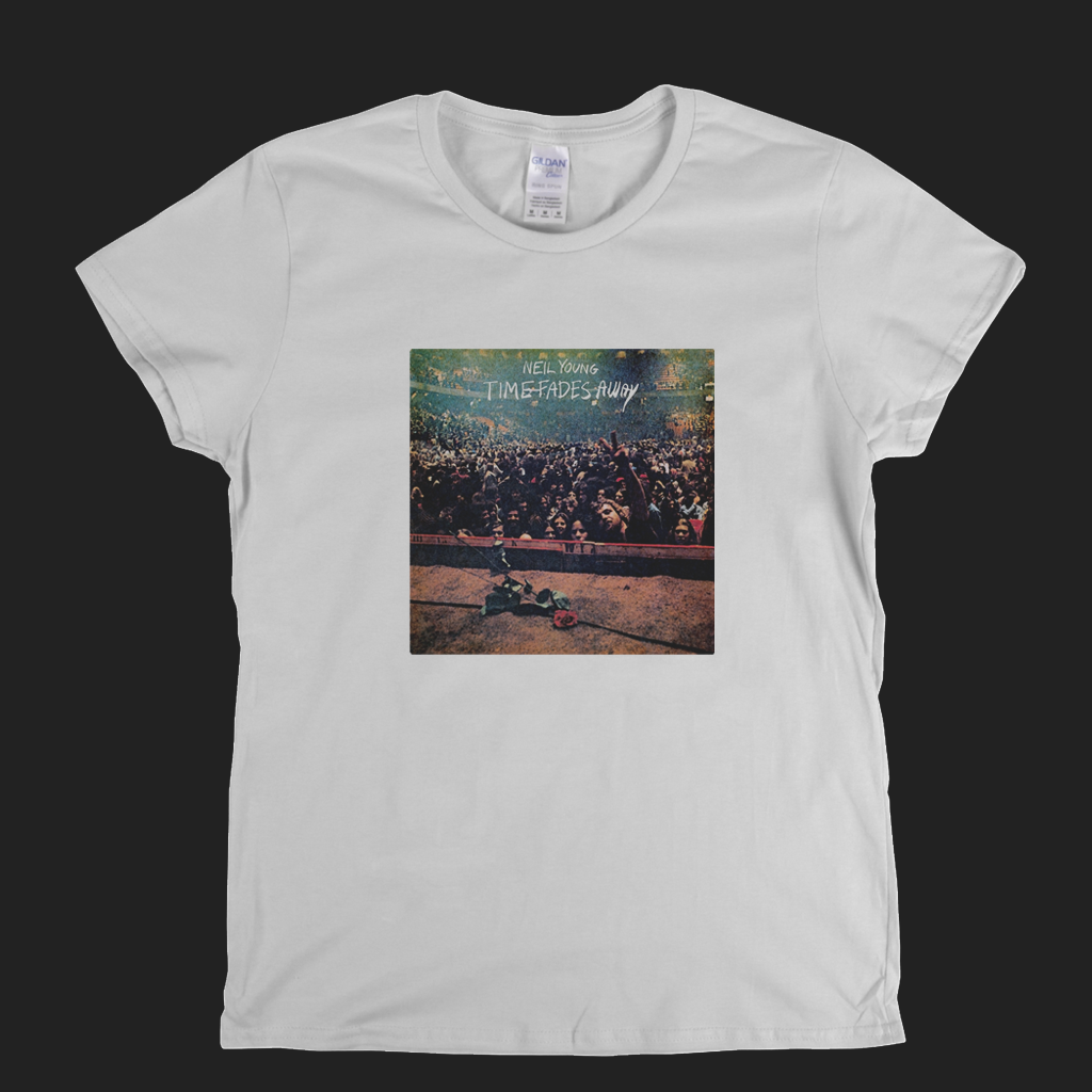 Neil Young Time Fades Away Womens T-Shirt