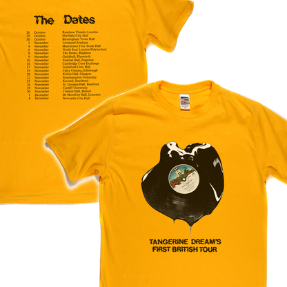 Tangerine Dreams First British Tour Front And Back T-Shirt