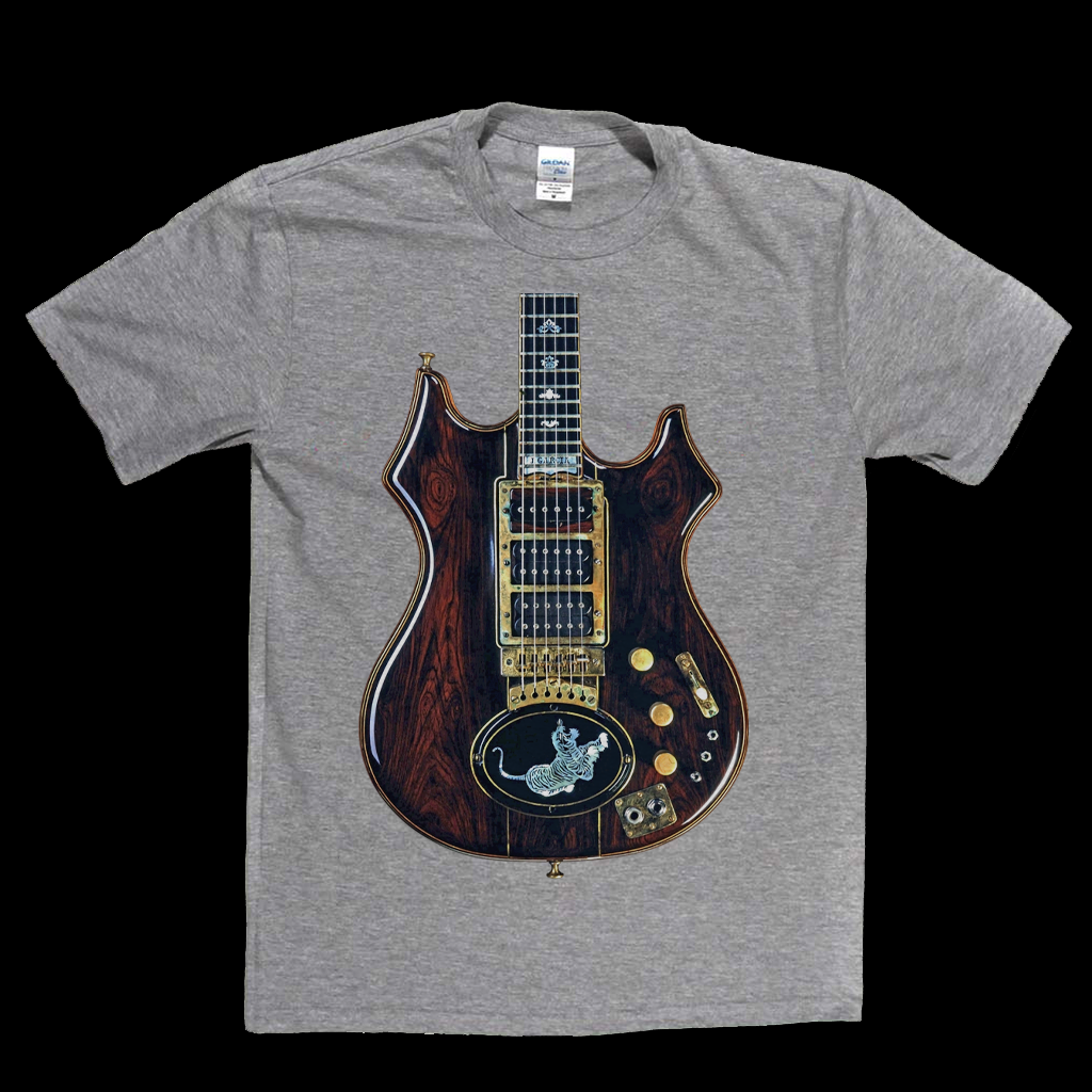 Jerry Garcia Tiger Guitar T-Shirt