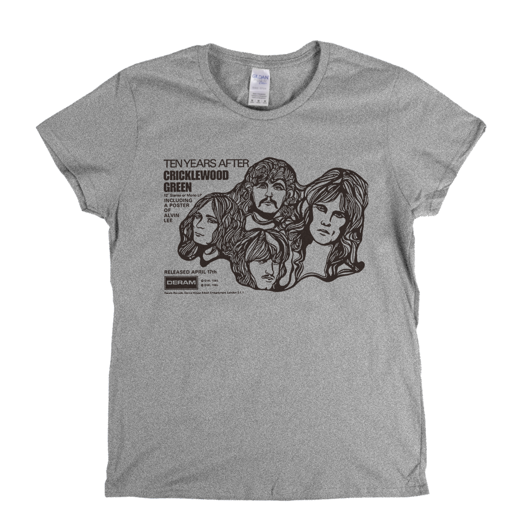 Ten Years After Cricklewood Green Poster Womens T-Shirt