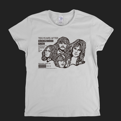 Ten Years After Cricklewood Green Poster Womens T-Shirt