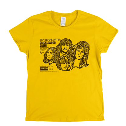 Ten Years After Cricklewood Green Poster Womens T-Shirt