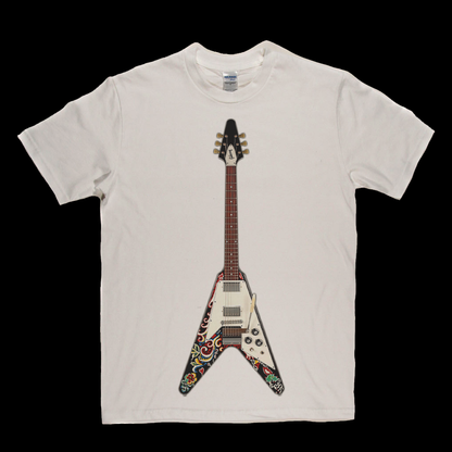 Jimi Hendrix Psychedelic Flying V T-Shirt