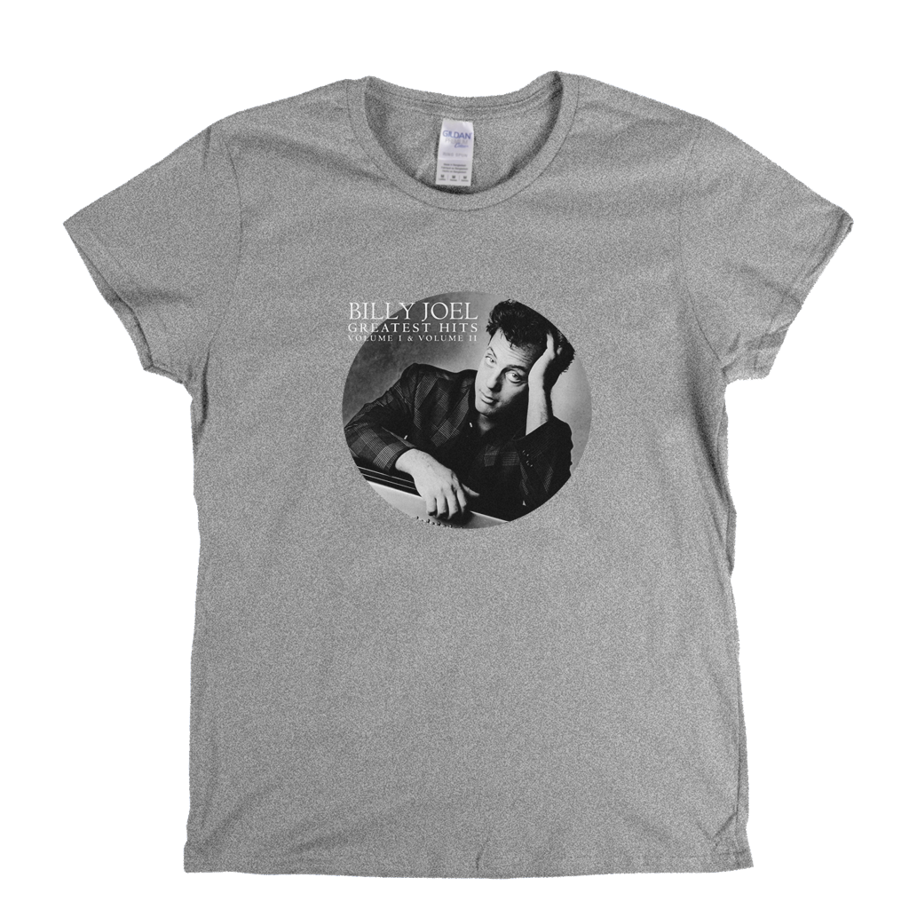 Billy Joel Greatest Hits Vol 1 & 2 Womens T-Shirt