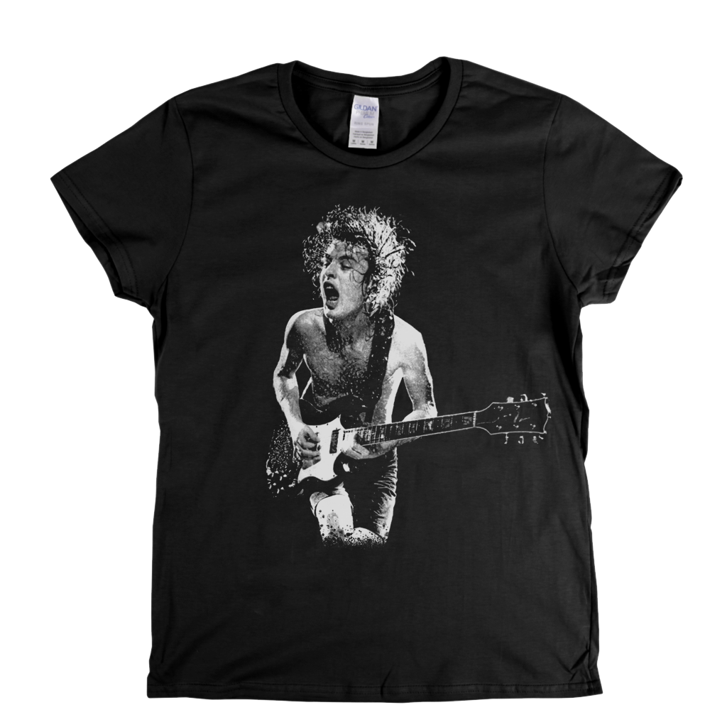 Angus Young 1977 Womens T-Shirt