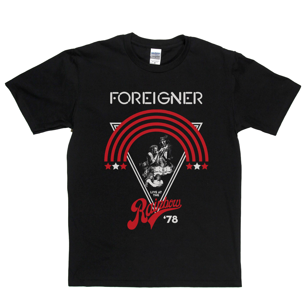 Foreigner Live At The Rainbow T Shirt