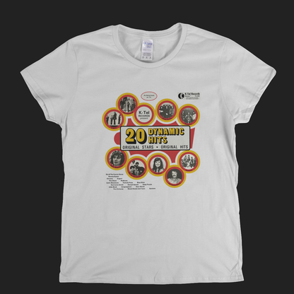 K Tel 20 Dynamic Hits Womens T-Shirt