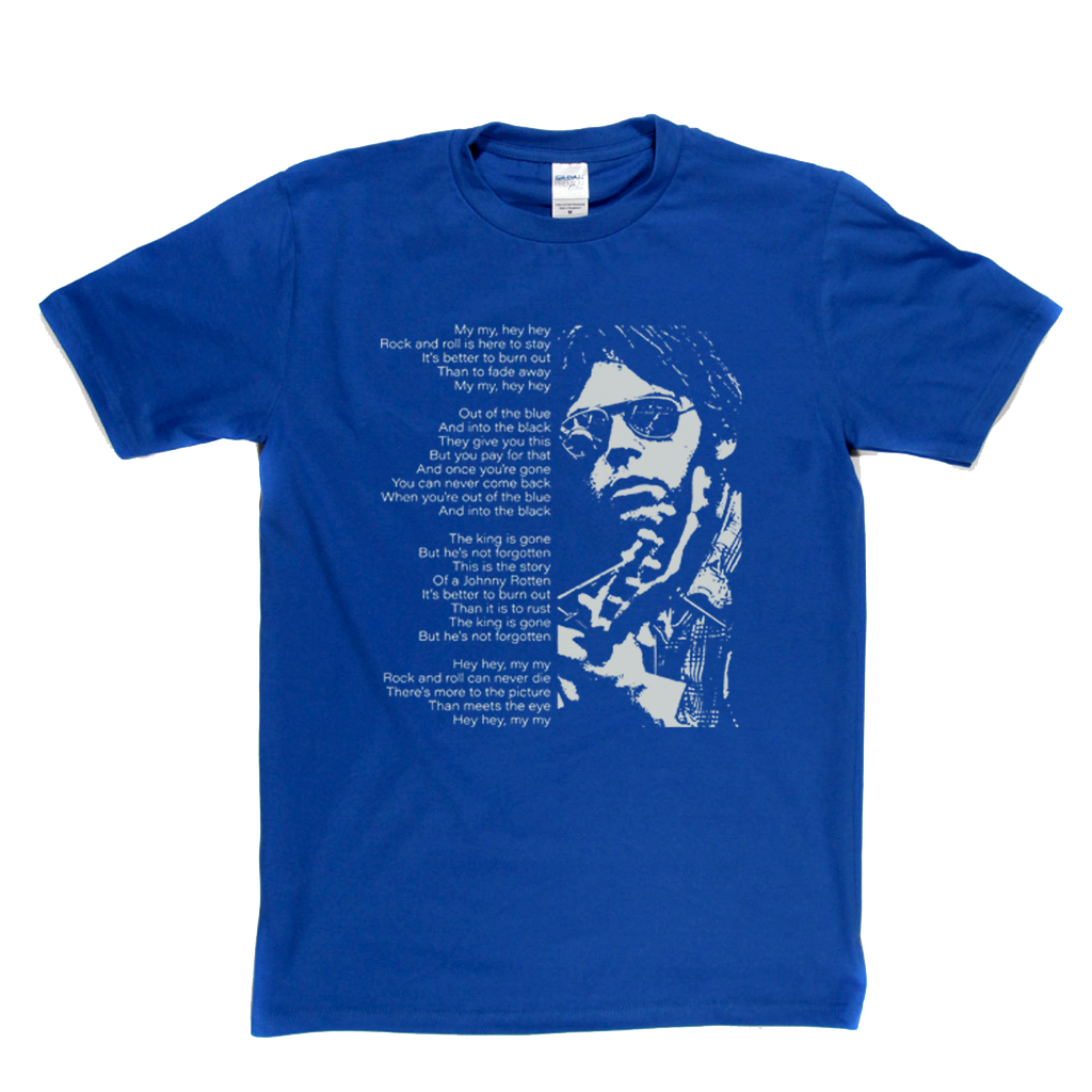 My My Hey Hey Out Of The Blue T-Shirt