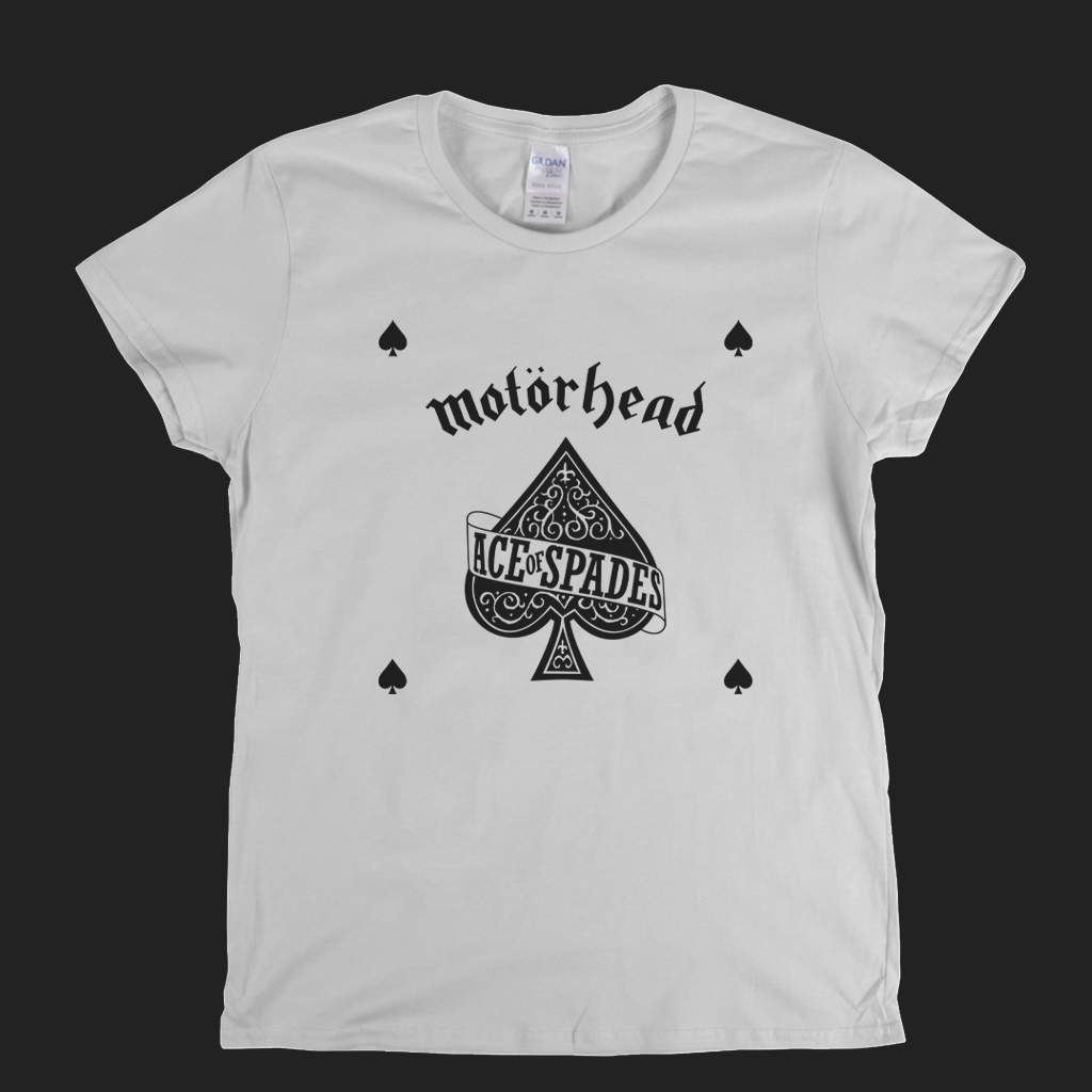 Motorhead Ace Of Spades Single Womens T-Shirt