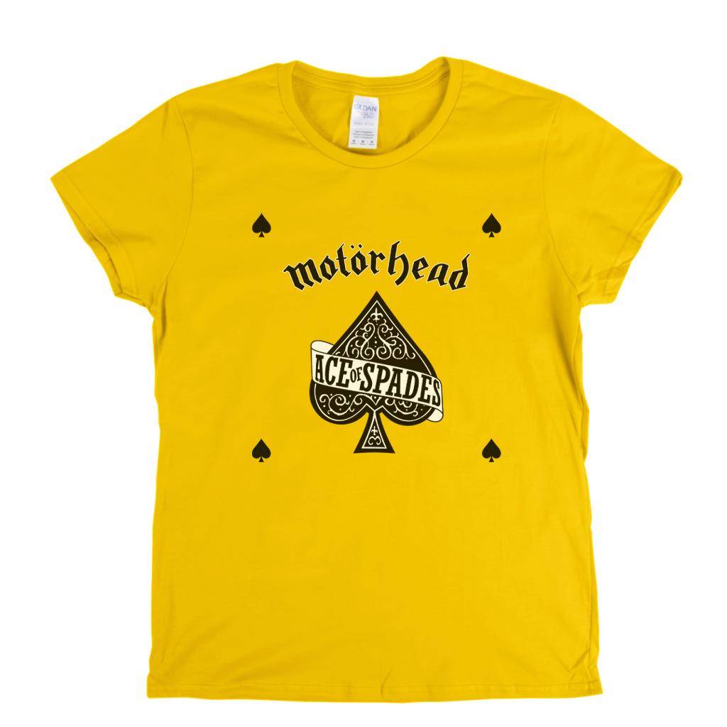 Motorhead Ace Of Spades Single Womens T-Shirt