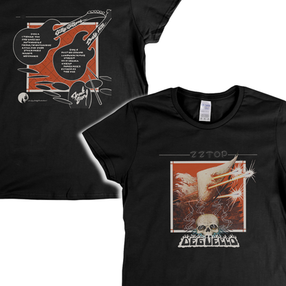 ZZ Top Deguello Front And Back Womens T-Shirt