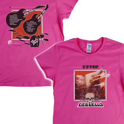 ZZ Top Deguello Front And Back Womens T-Shirt