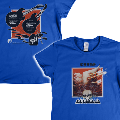 ZZ Top Deguello Front And Back Womens T-Shirt