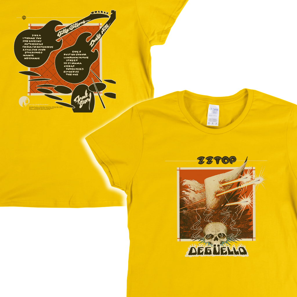 ZZ Top Deguello Front And Back Womens T-Shirt