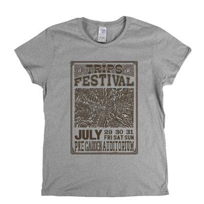 Trips Festival Poster Womens T-Shirt