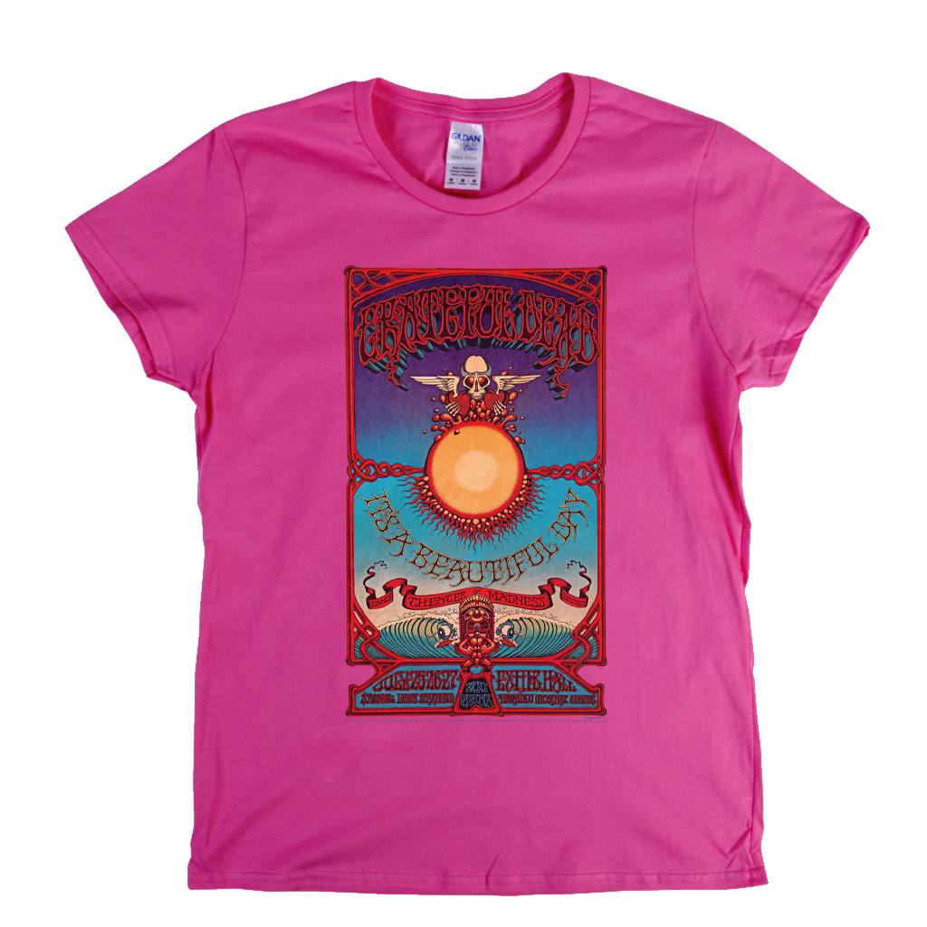 Grateful Dead Its A Beautiful Day Poster Womens T-Shirt