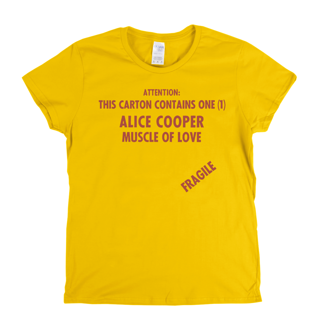 Alice Cooper Muscle Of Love Womens T-Shirt