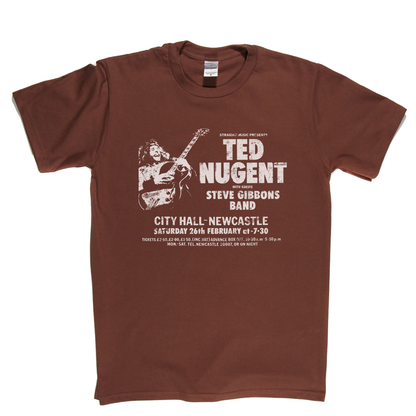 Ted Nugent Gig Poster T-Shirt