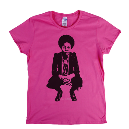 Nina Simone Portrait Womens T-Shirt