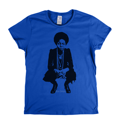 Nina Simone Portrait Womens T-Shirt