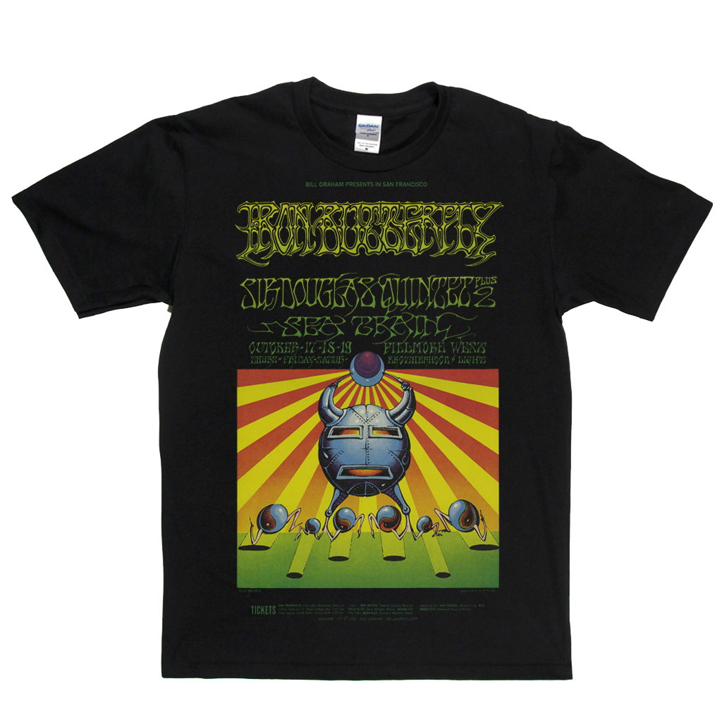 Iron Butterfly Fillmore West Poster T-Shirt