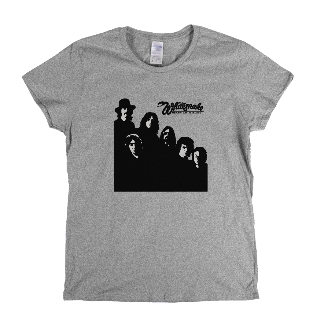 Whitesnake Ready An Willing Womens T-Shirt