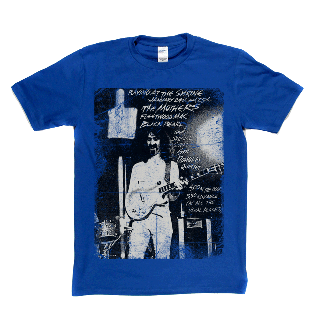 Zappa Playing At The Shrine Poster T-Shirt