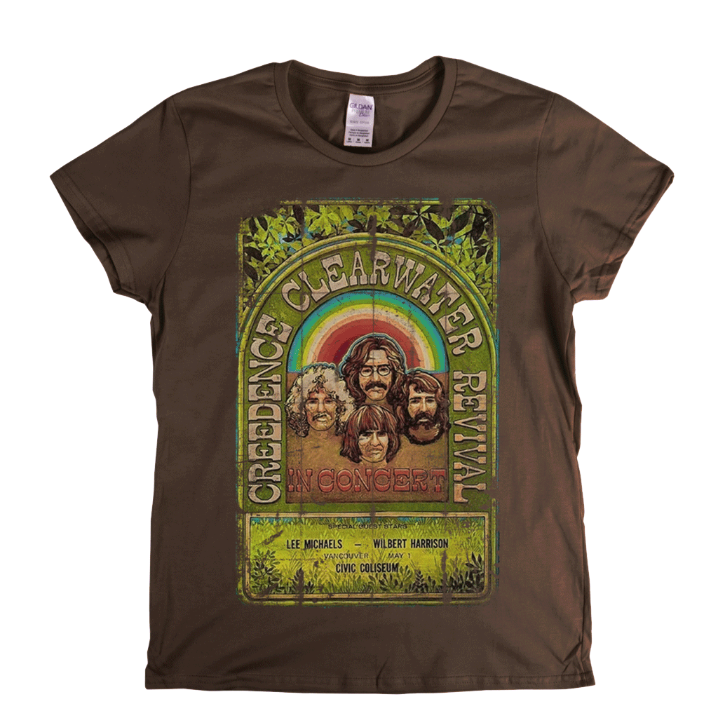 Creedence Clearwater Revival Poster Womens T-Shirt