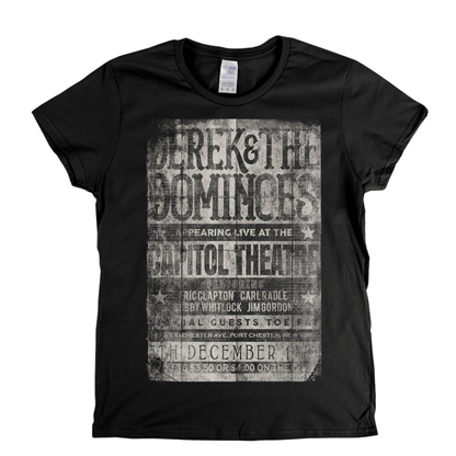 Derek And The Dominos Poster Womens T-Shirt