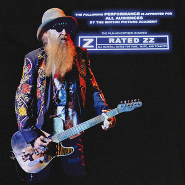 ZZ Top Billy Gibbons Censored T Shirt