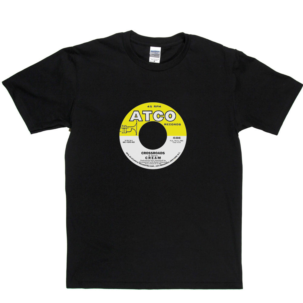 Cream Crossroads Label T-shirt