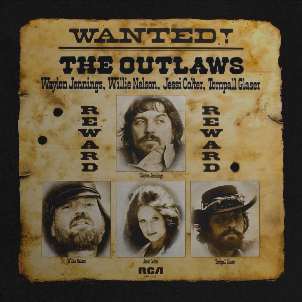 The Outlaws Wanted Album T Shirt