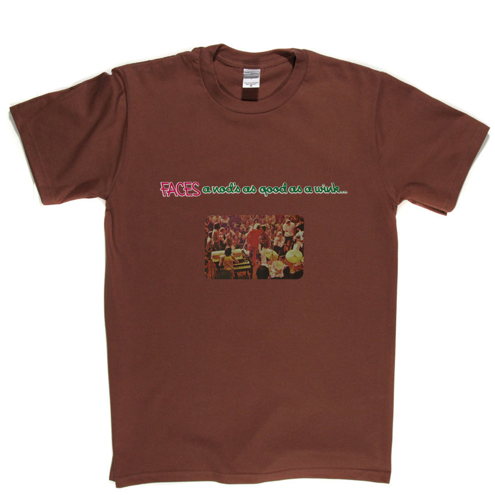 Faces - Nod's As Good As A Wink Album T Shirt