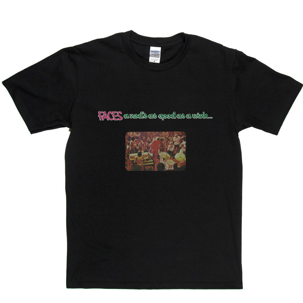 Faces - Nod's As Good As A Wink Album T Shirt