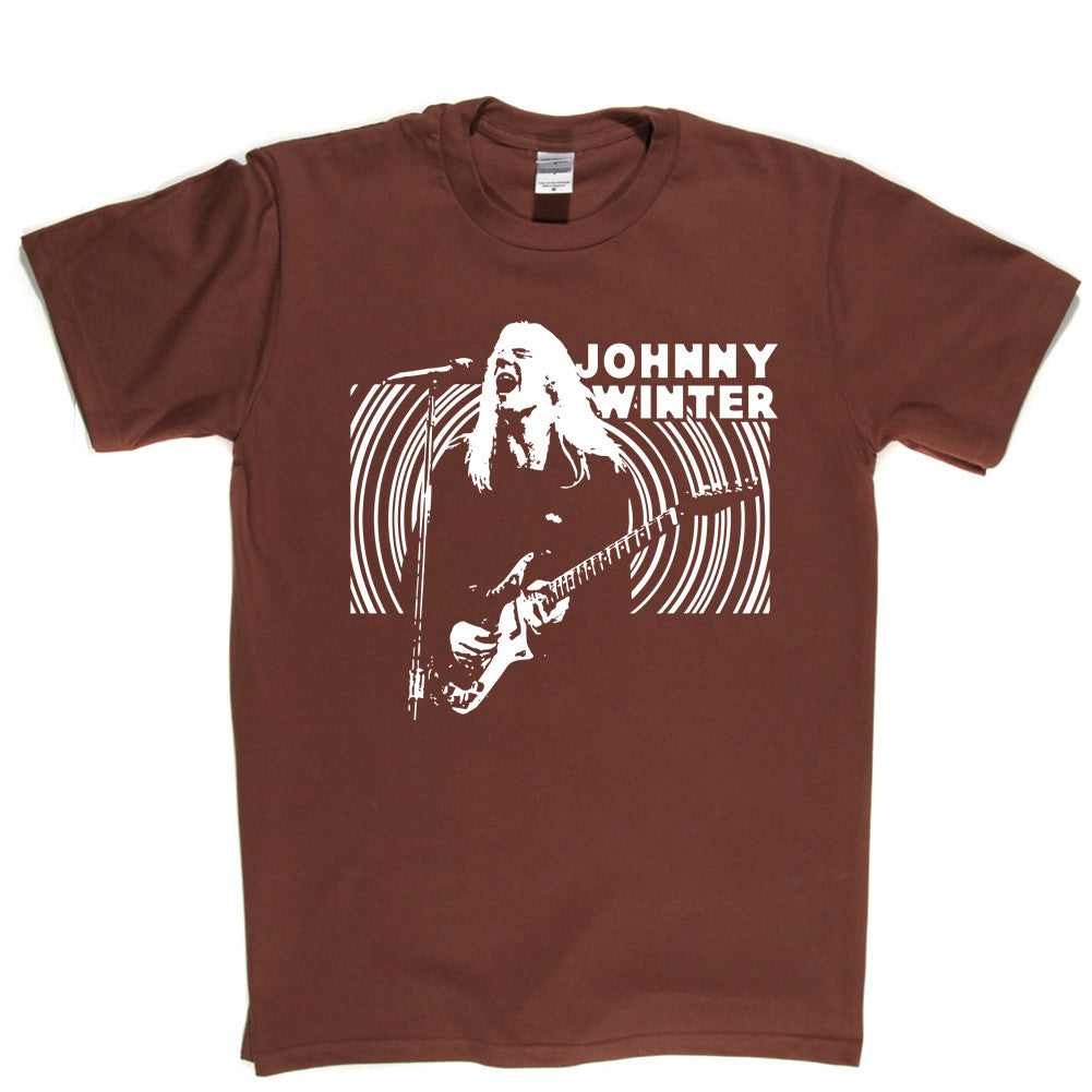 Johnny Winter Backlit T Shirt