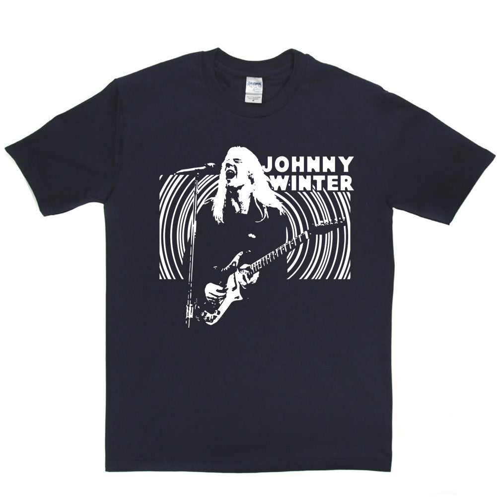 Johnny Winter Backlit T Shirt