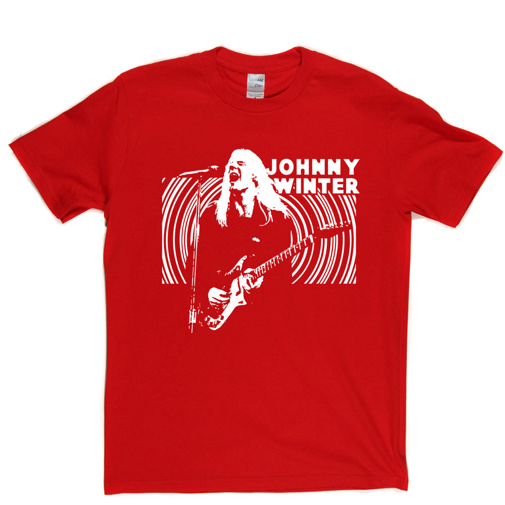 Johnny Winter Backlit T Shirt