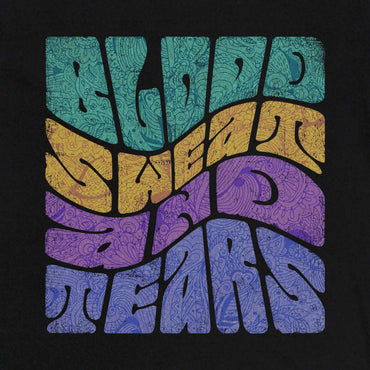 Blood Sweat and Tears Retro T Shirt