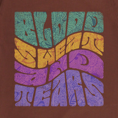 Blood Sweat and Tears Retro T Shirt