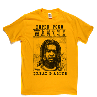 Peter Tosh Wanted Dread And Alive T-Shirt