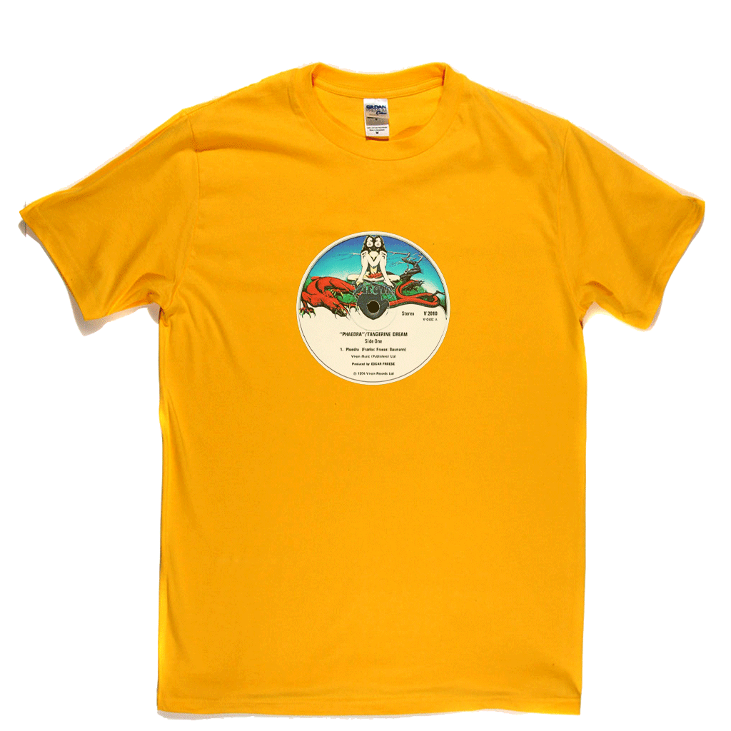 Tangerine Dream Phaedra Label T-Shirt