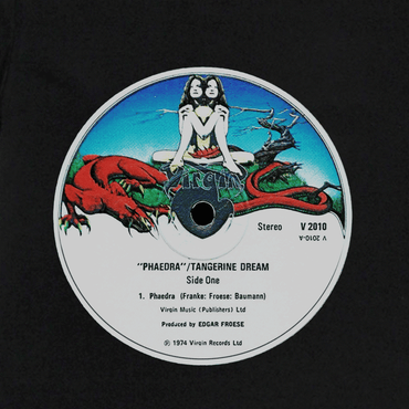 Tangerine Dream Phaedra Label T-Shirt