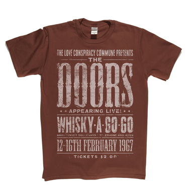 The Doors Whisky A Go Go Poster T-Shirt