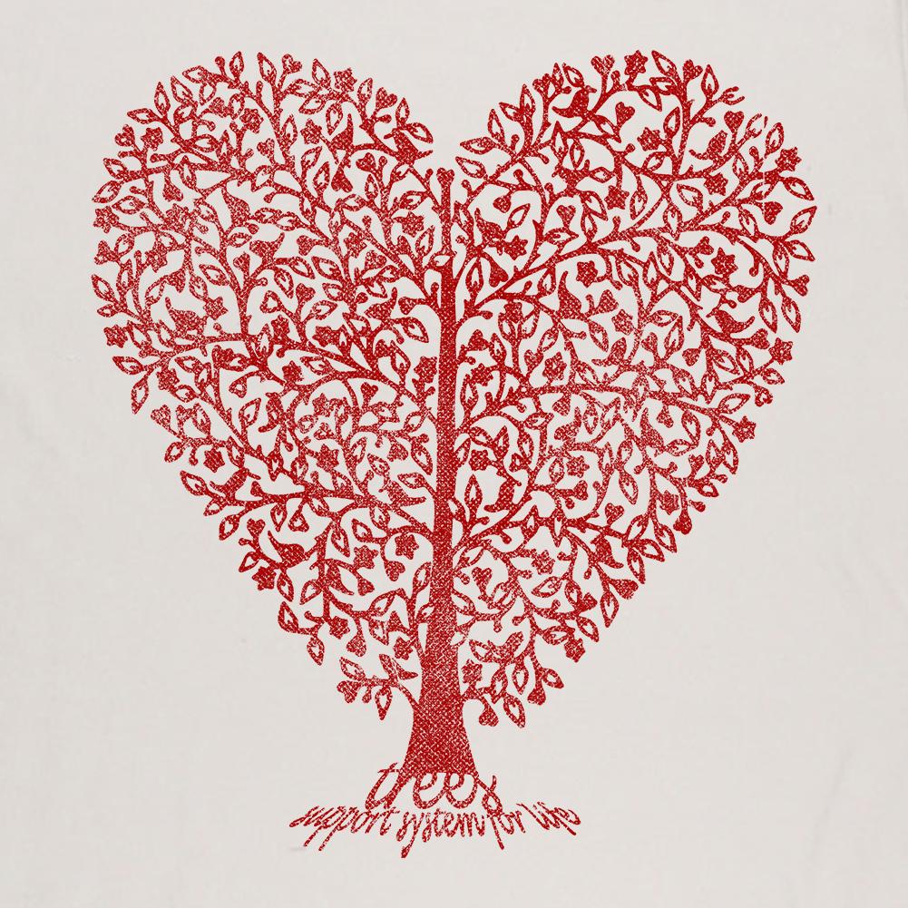 Trees Support System For Life Heart T-shirt