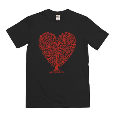 Trees Support System For Life Heart T-shirt