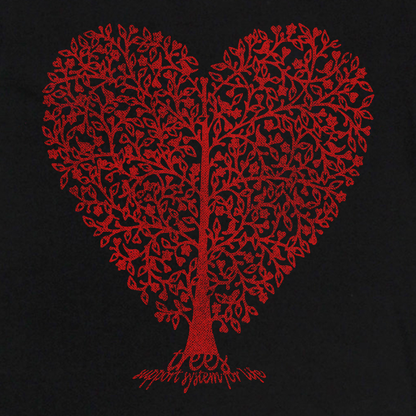 Trees Support System For Life Heart T-shirt