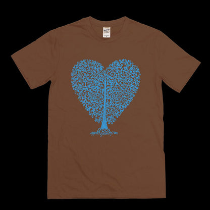 Trees Support System For Life Heart T-shirt