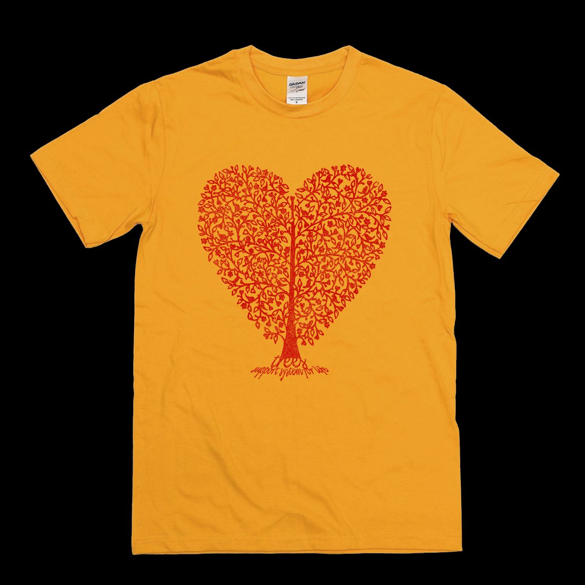 Trees Support System For Life Heart T-shirt